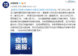 【黑龙江新增16例本土确诊
 /黑龙江新增16例本土确诊病例】