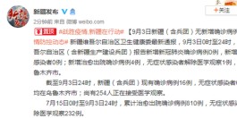 新疆新增9例无症状
 /新疆新增9例无症状感染者