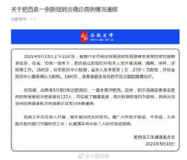 合肥昨天确诊一例
 ,